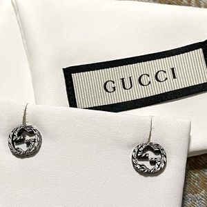 New authentic double GG interlocking earrings